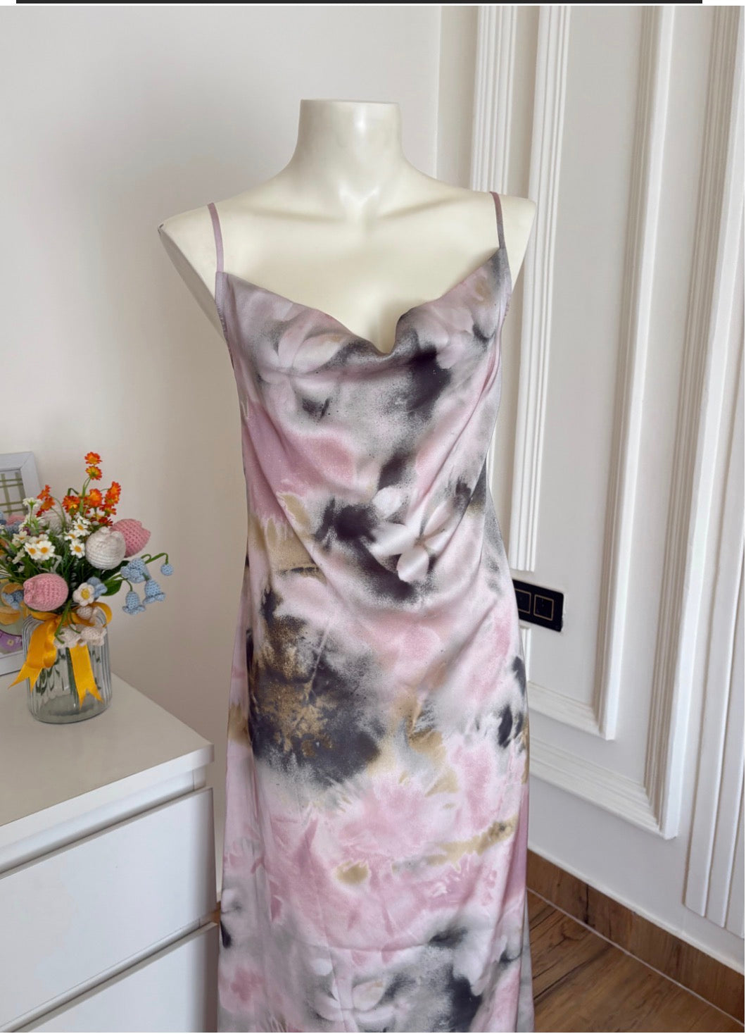 Abstract print dress