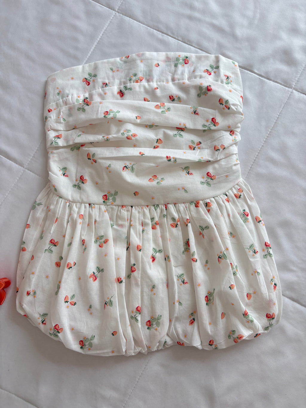 Strawberry tube top