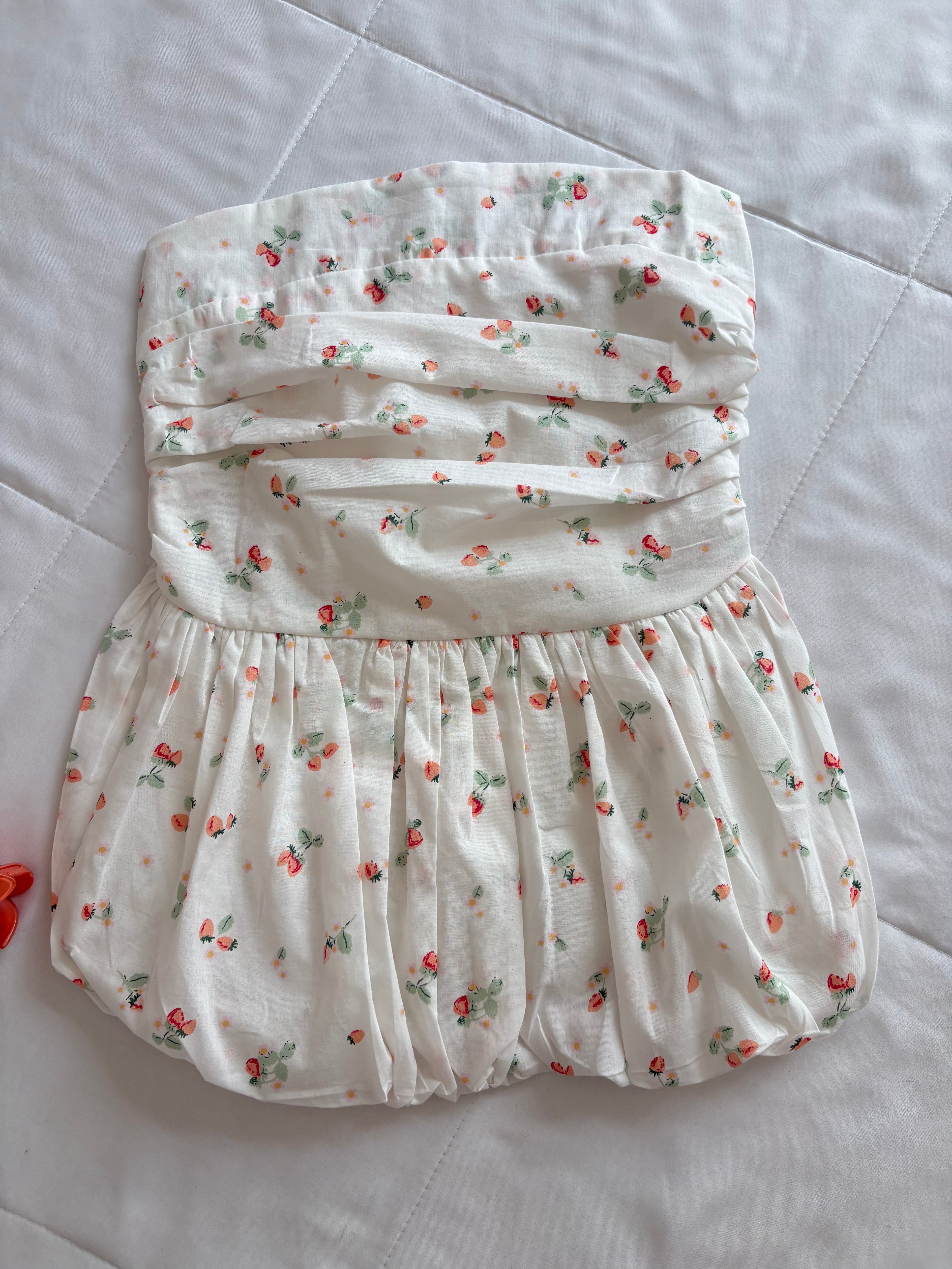 Strawberry tube top