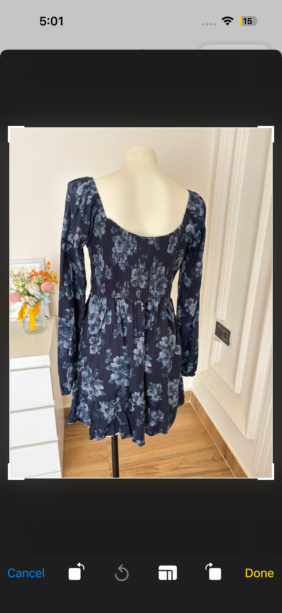 Dark blue dress