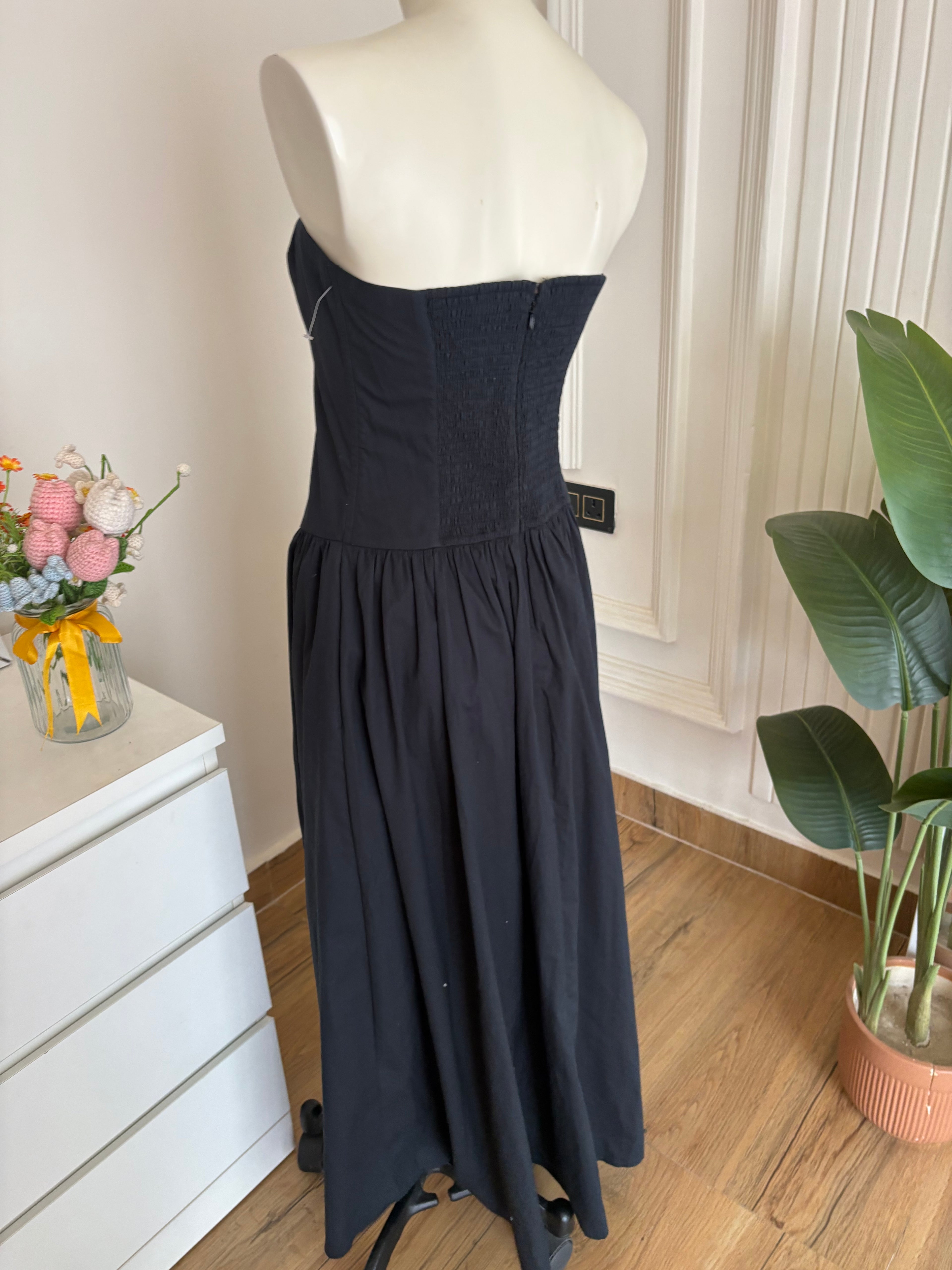 Black tube dress