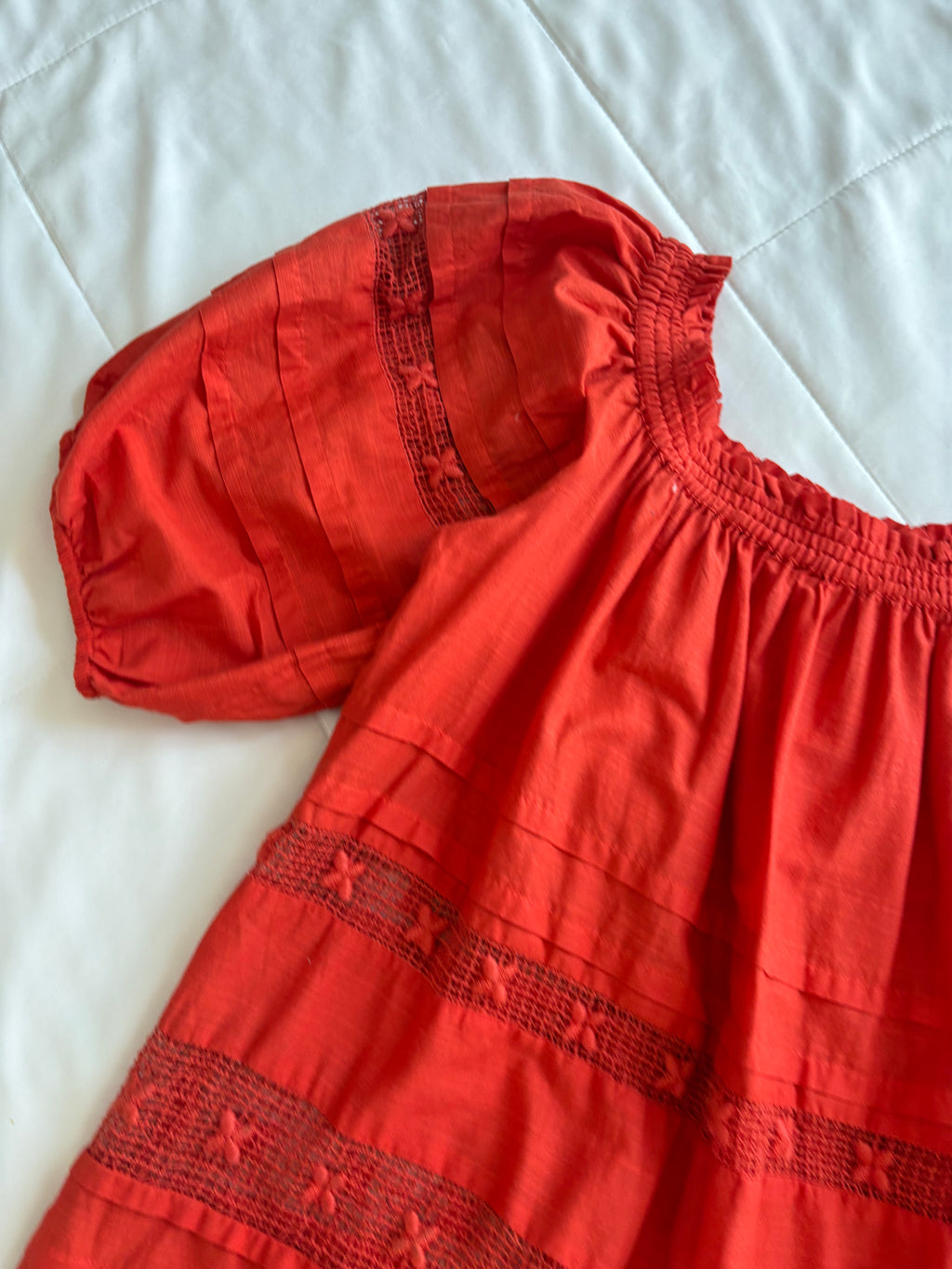 red dress