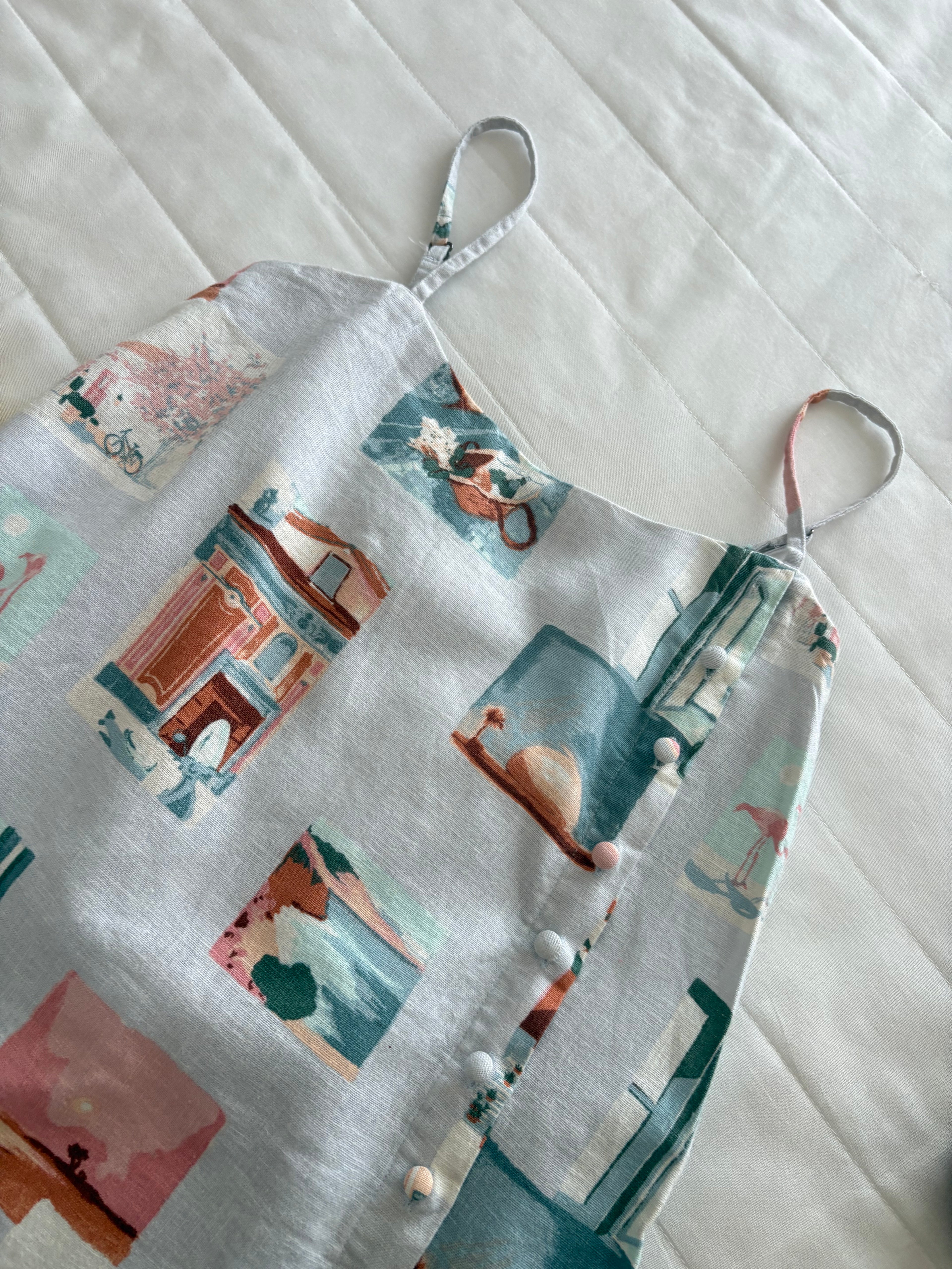 Linen romper