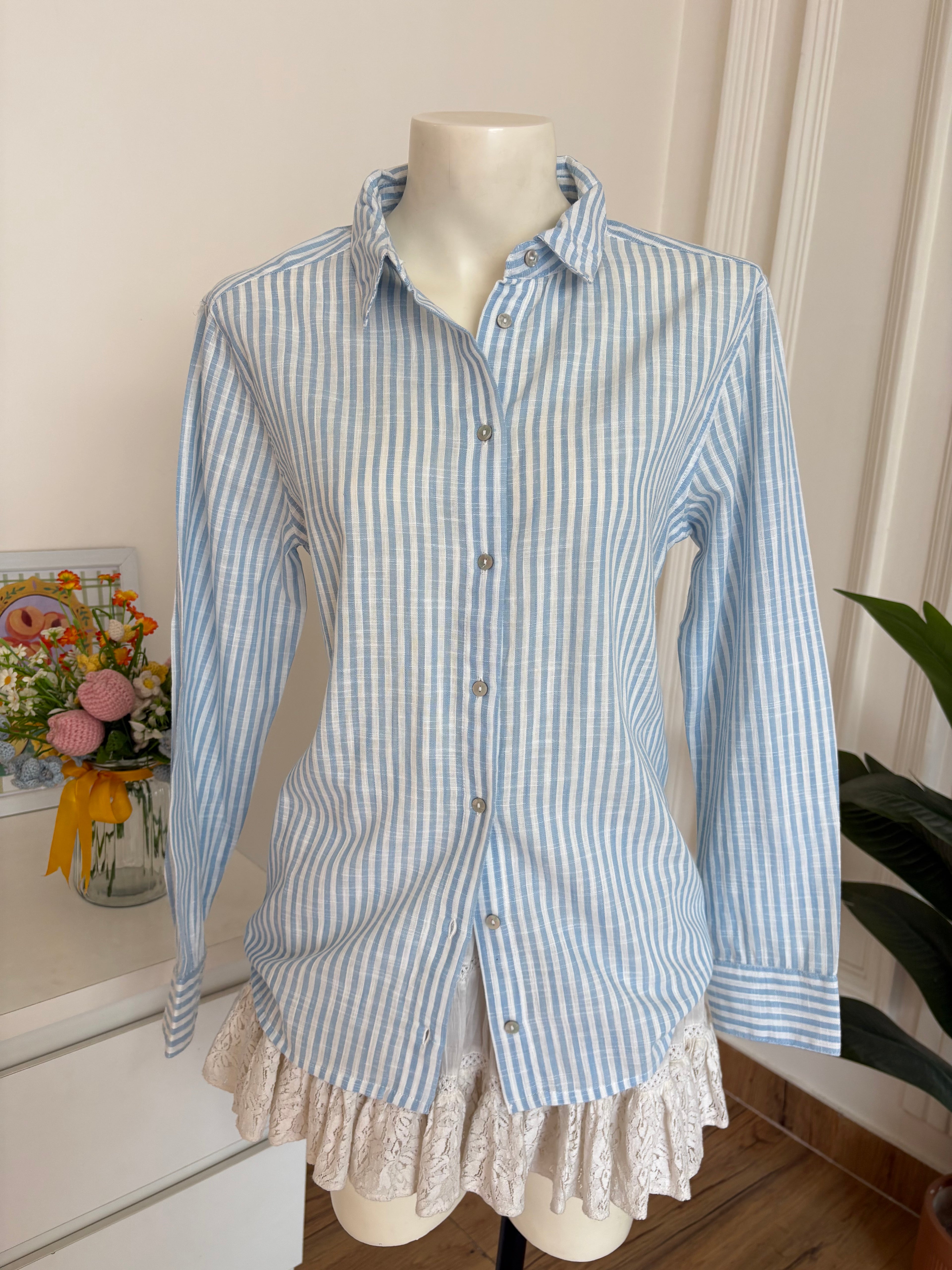 Blue stripes shirt