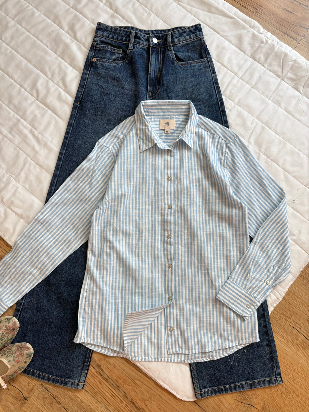 Blue stripes shirt