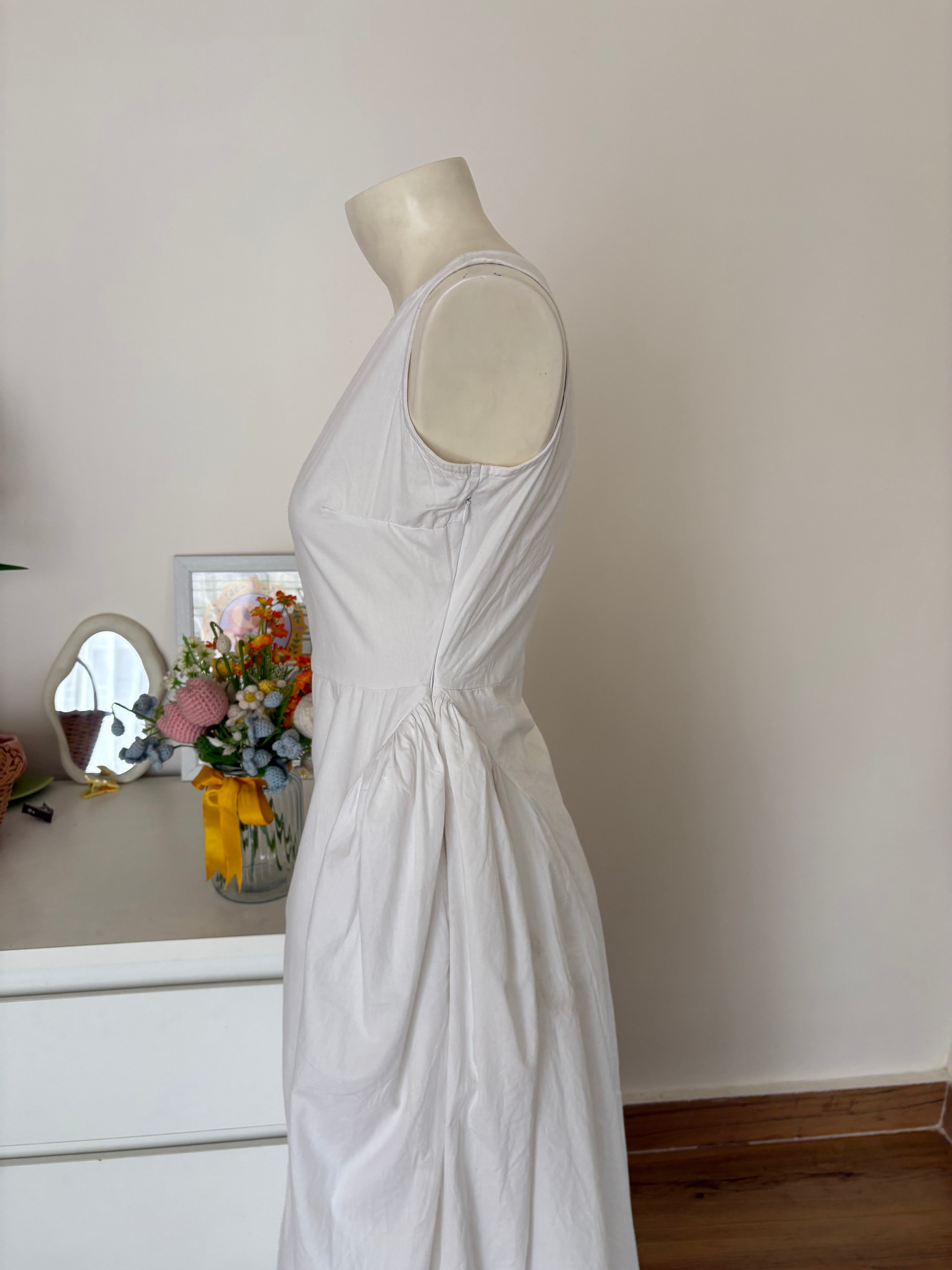 White long dress