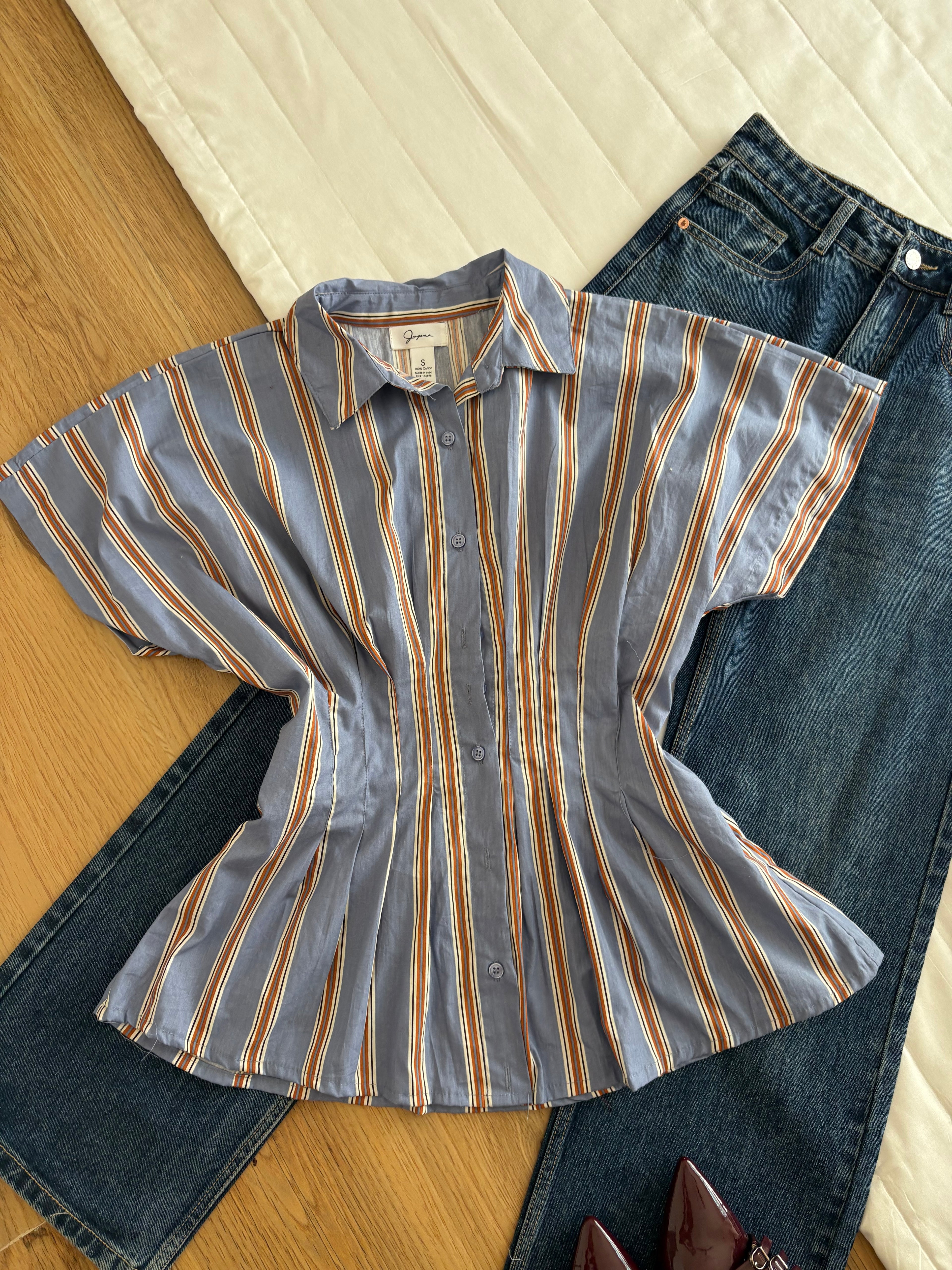 Blue stripes