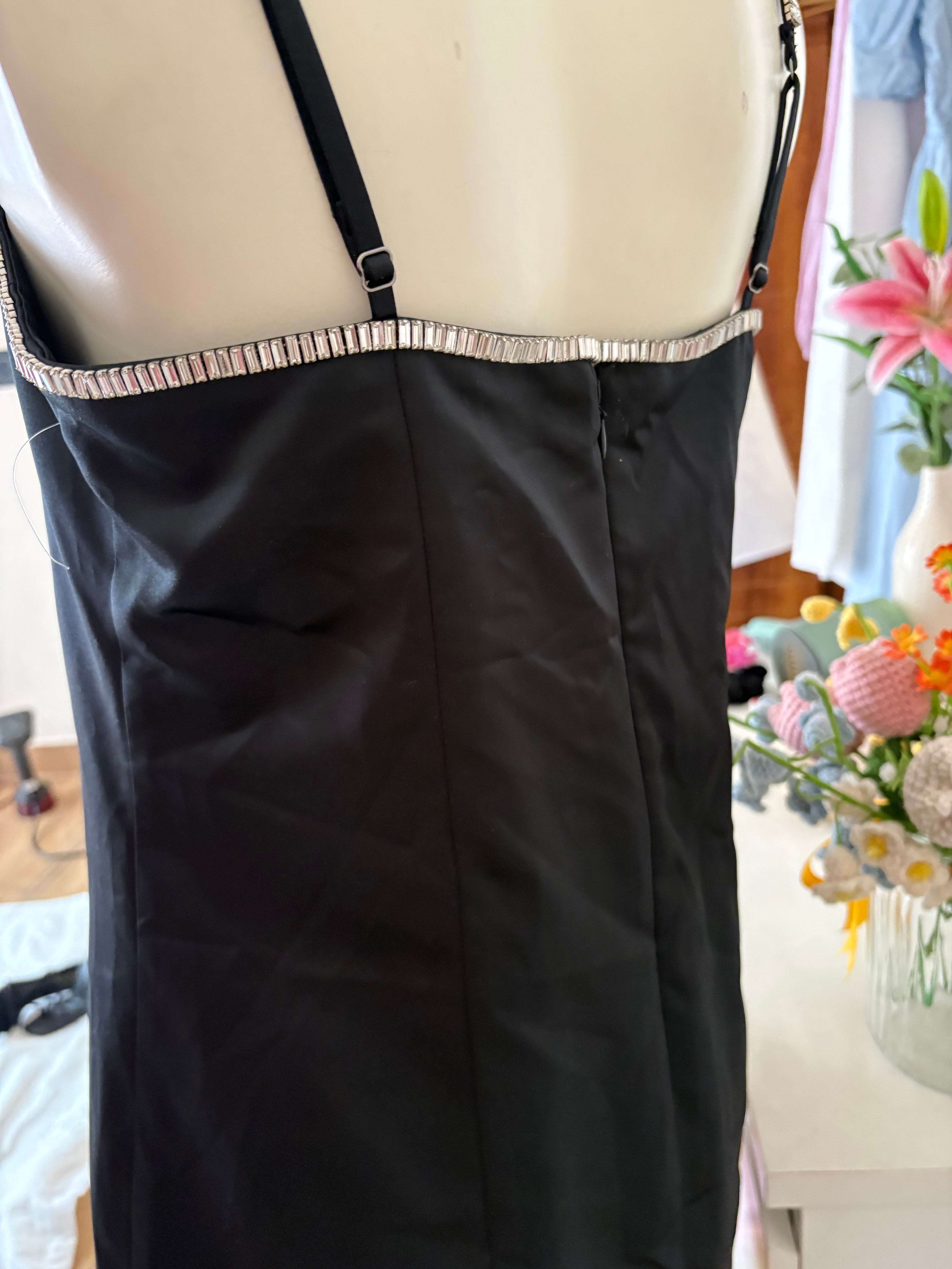Black studded dress Abercrombie