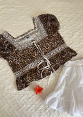 Leopard print top