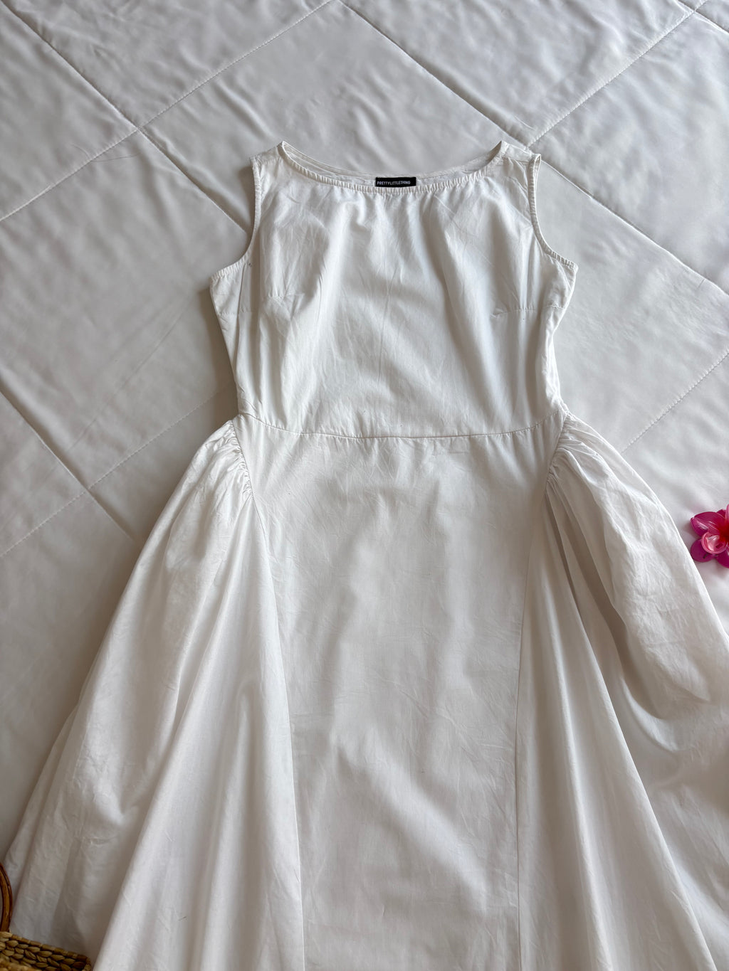 White long dress