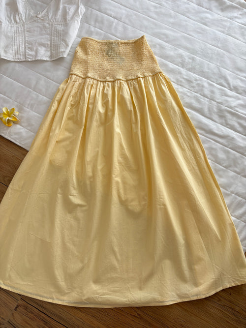 Light yellow skirt