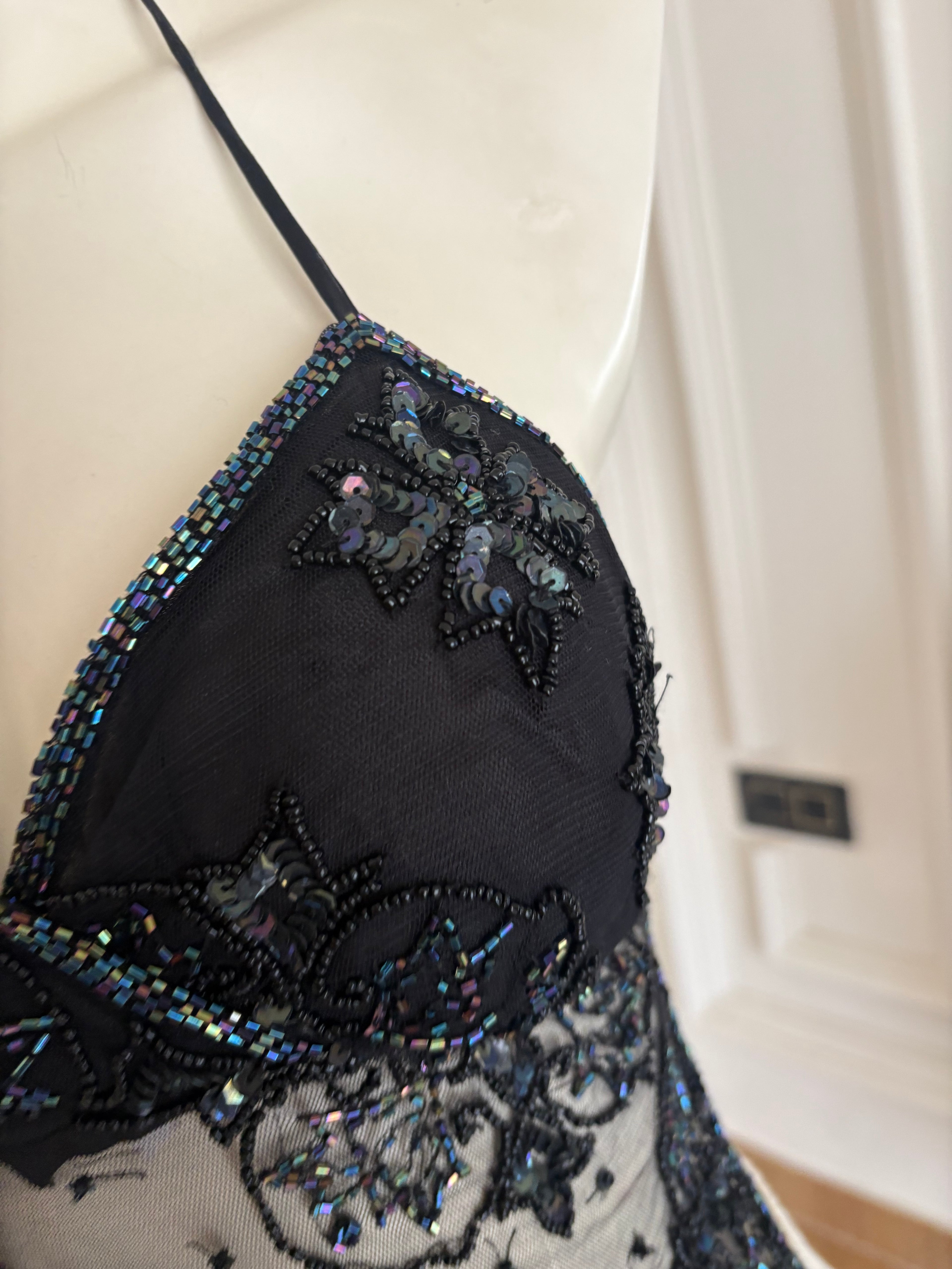 Padded sequin top