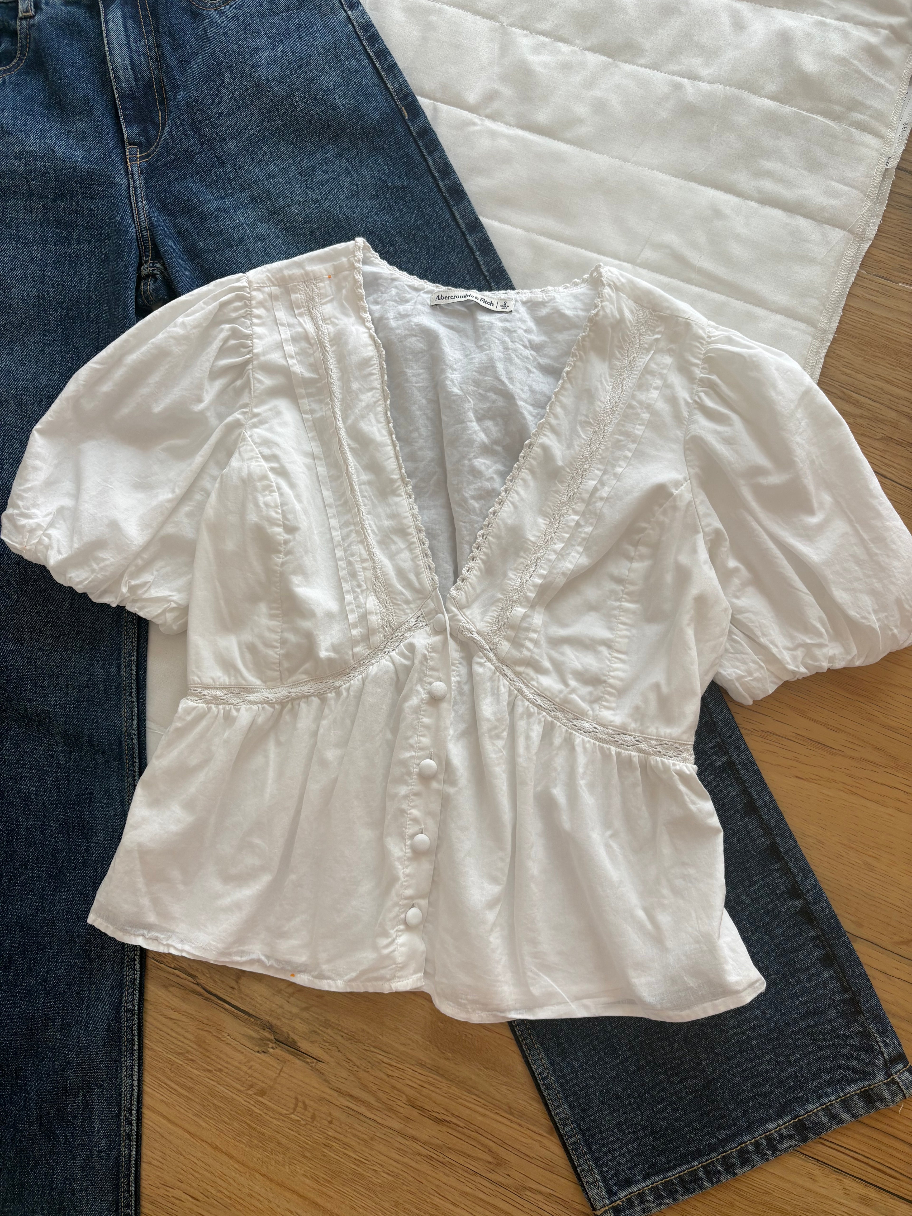 White cotton top