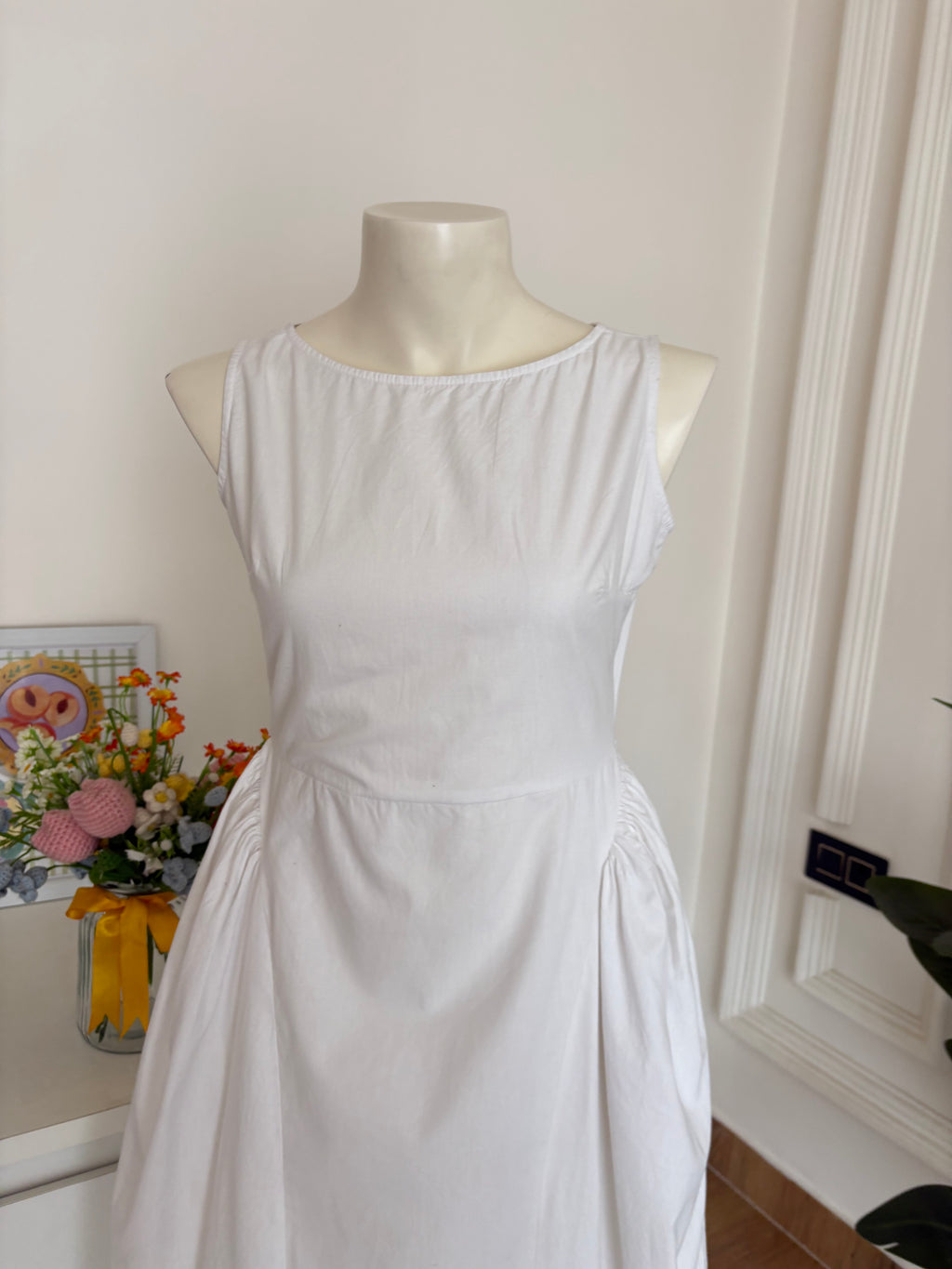 White long dress