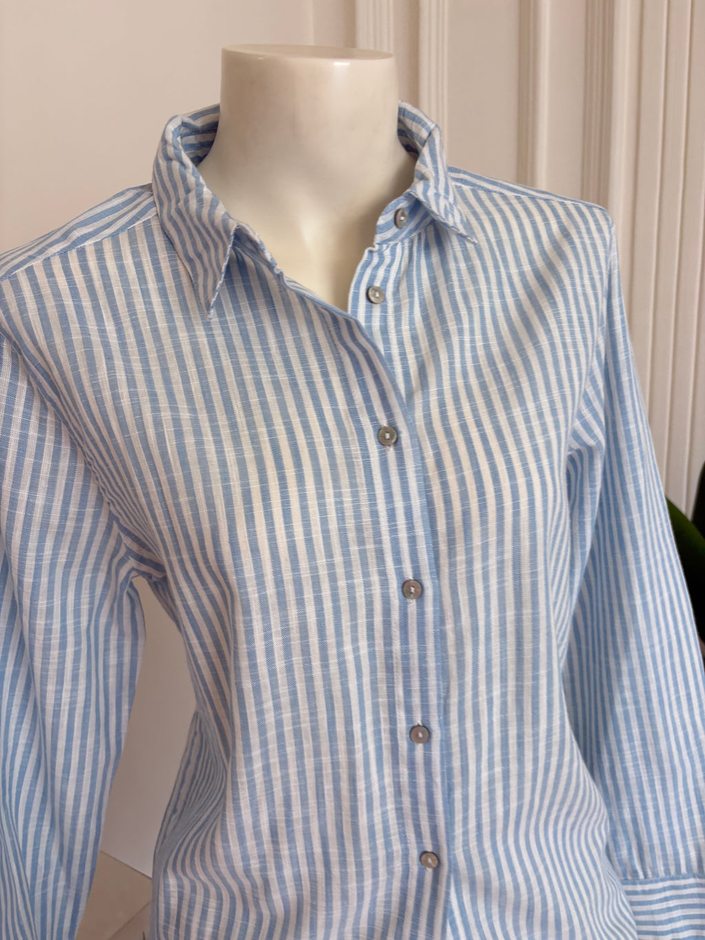 Blue stripes shirt