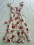 rose light padded dress