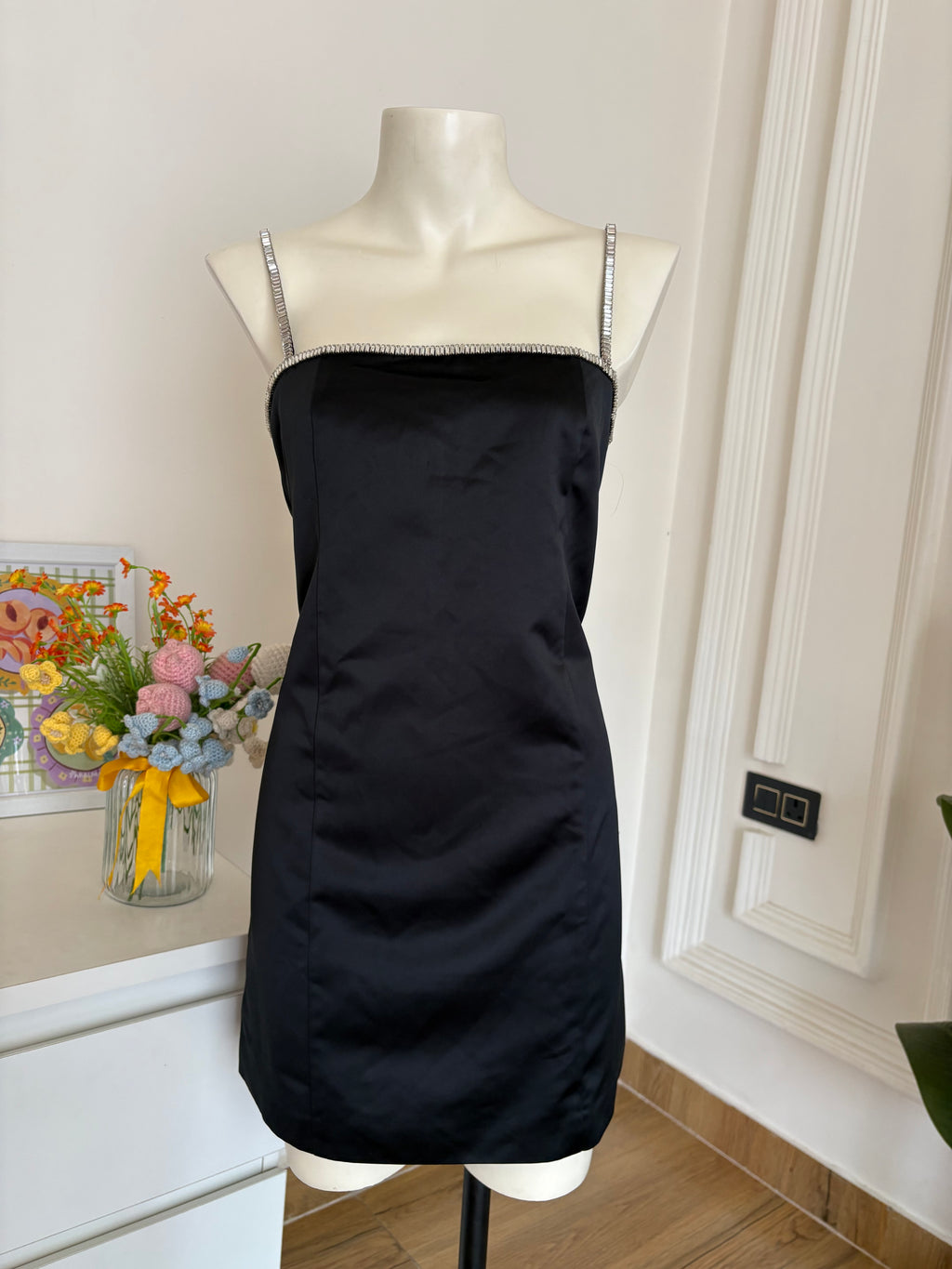 Black studded dress Abercrombie
