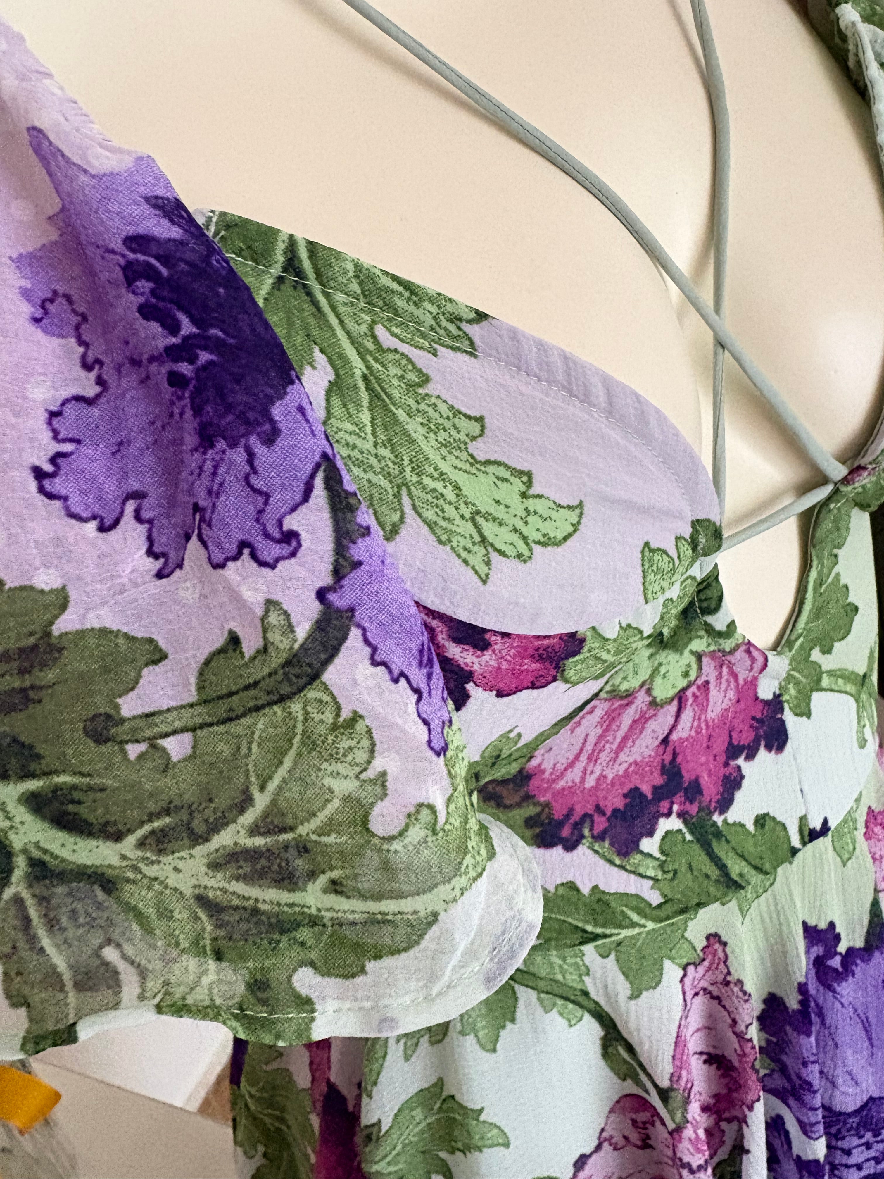 Floral chiffon dress