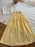 Light yellow skirt
