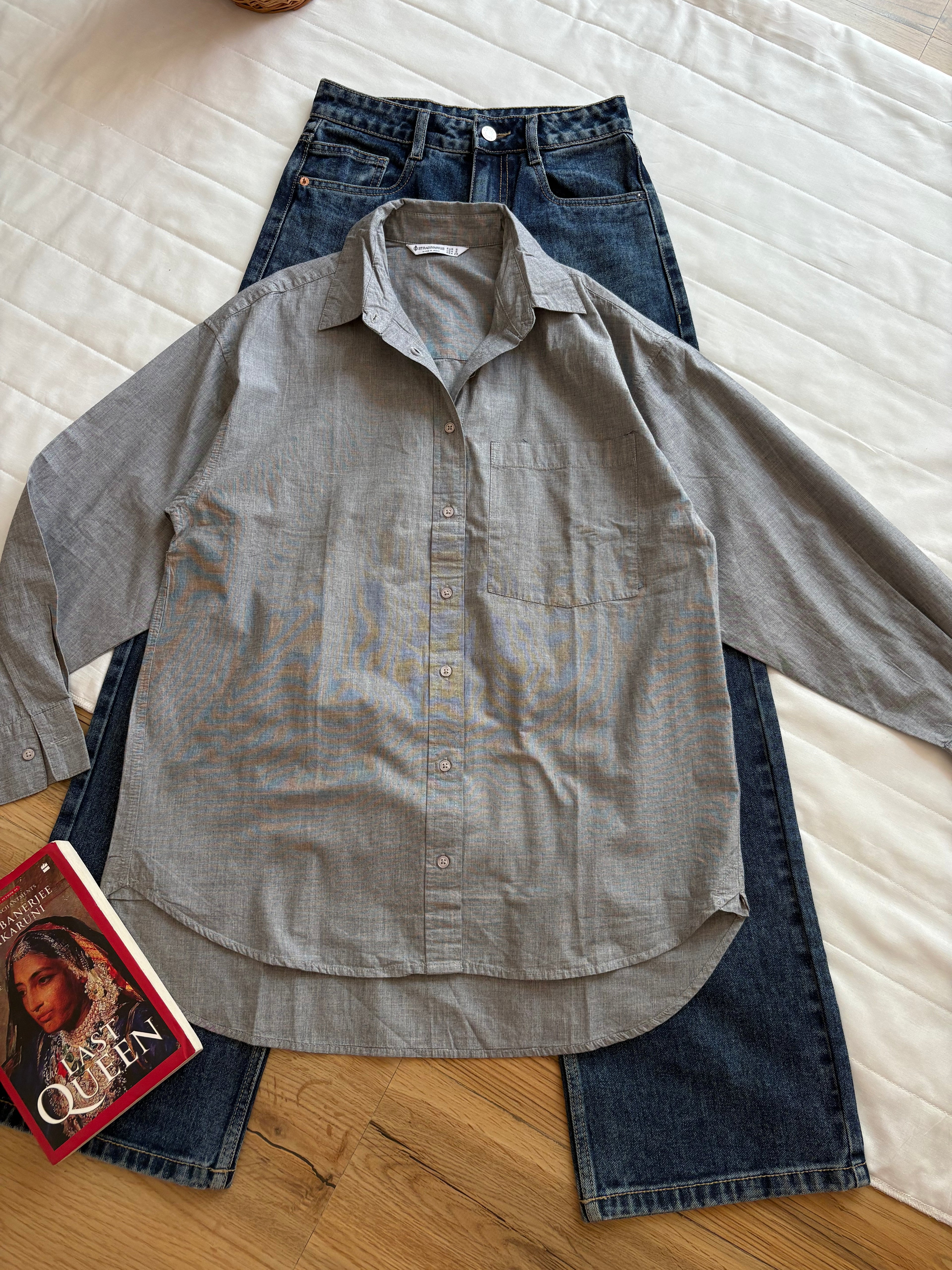 Grey cotton shirt