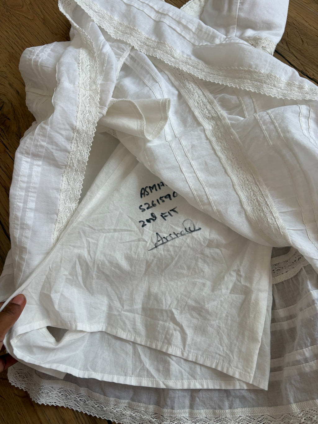 White padded ribbon details romper