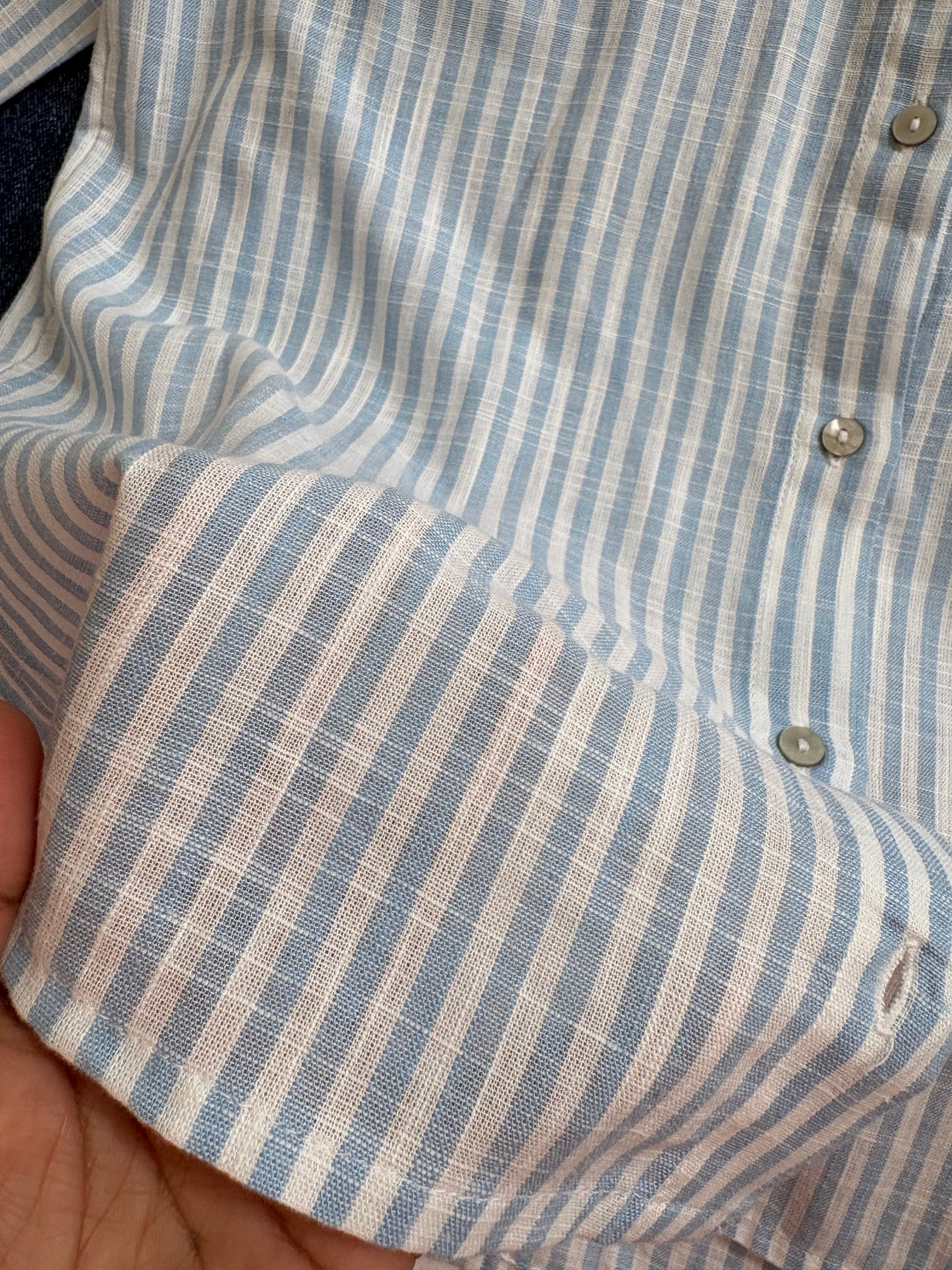 Blue stripes shirt