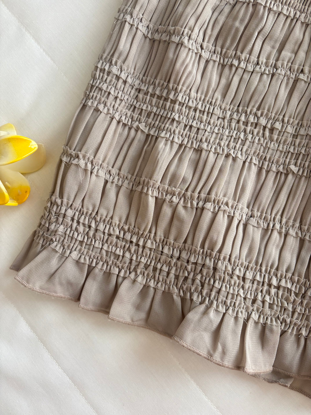 White halt top and skirt (sold individually )