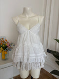 White ribbon top
