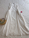 White long dress