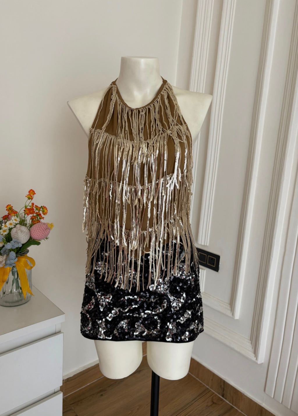 Sequin top
