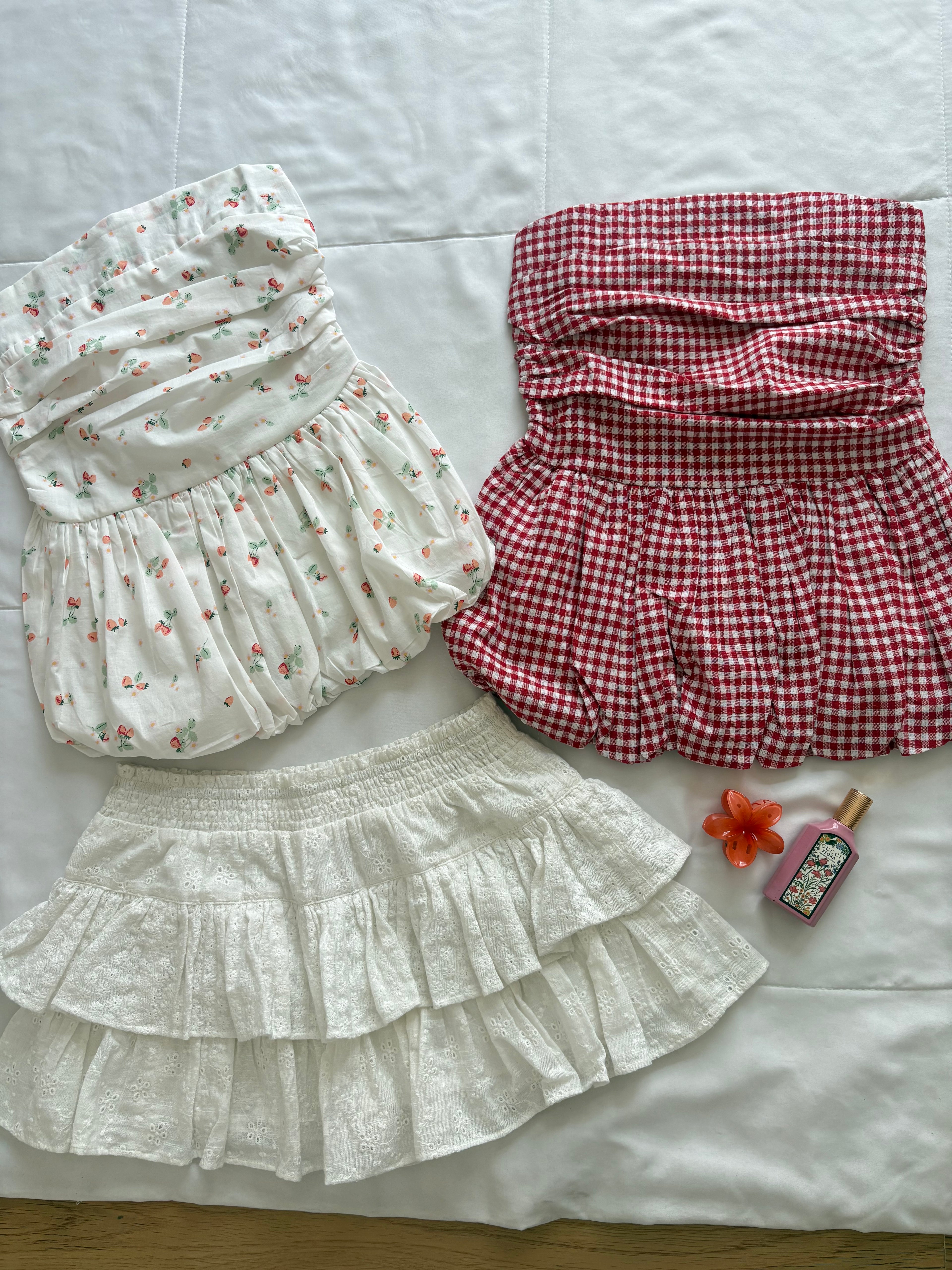 Strawberry tube top