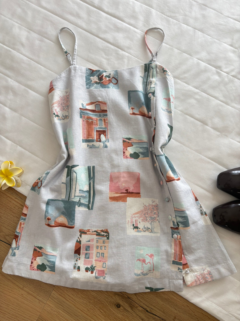 Linen romper