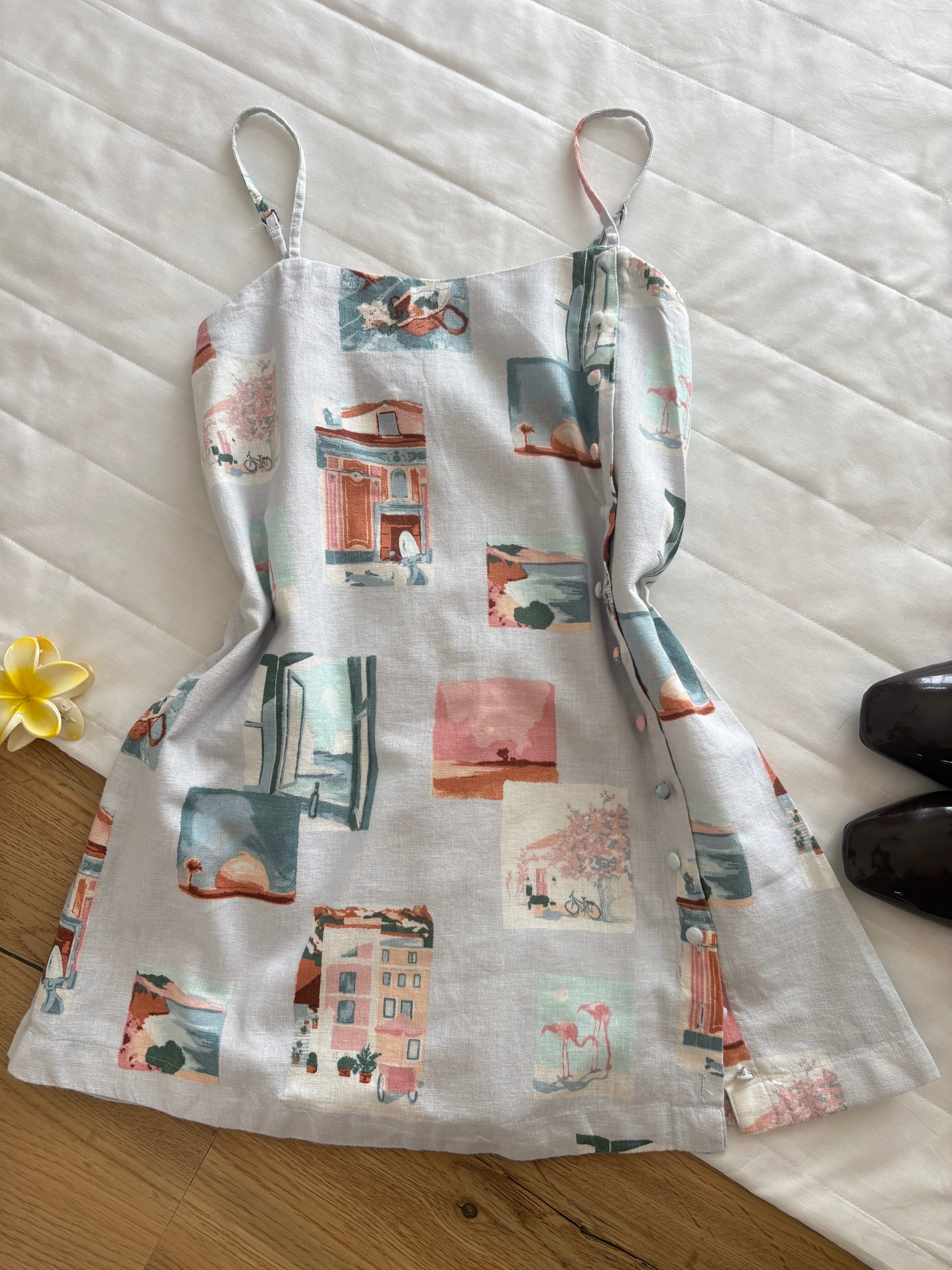 Linen romper