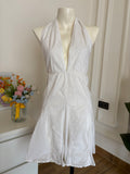 White embroidered small