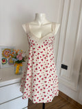 Pink floral dress