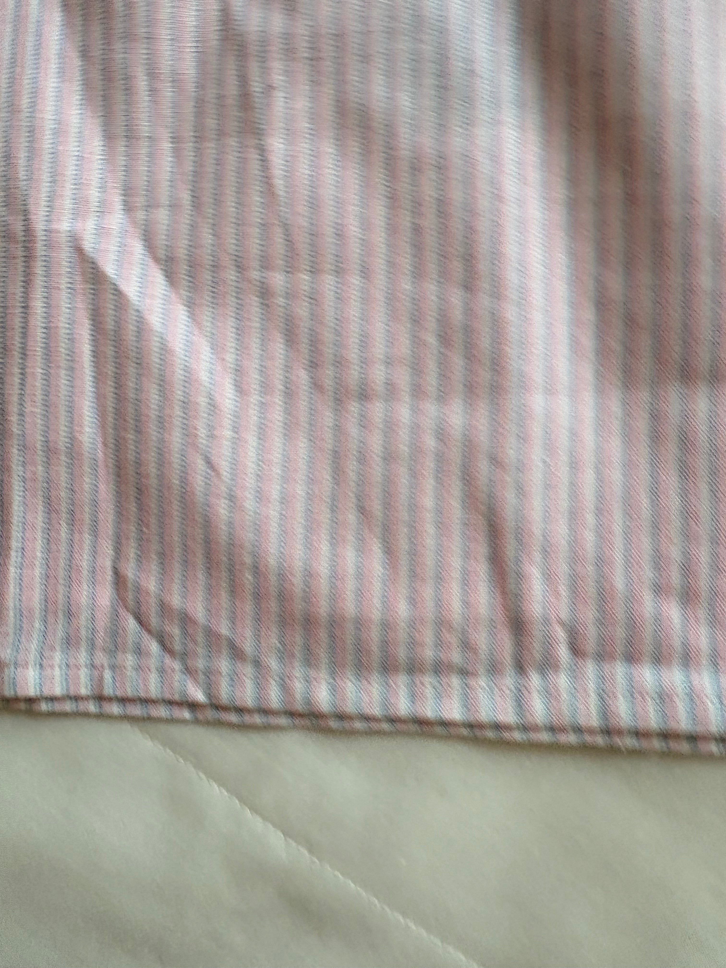 Pink  cotton linen skirt