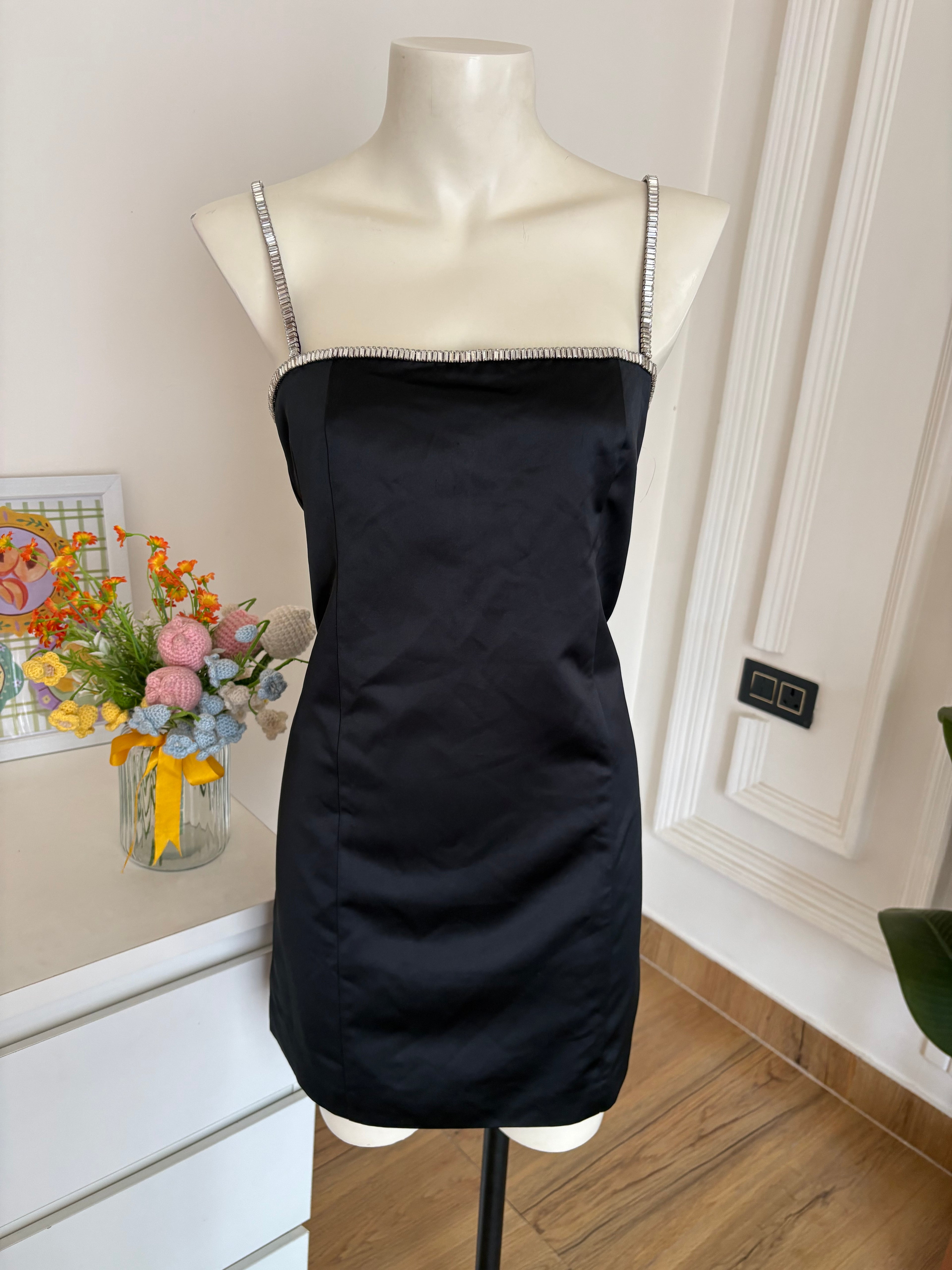 Black studded dress Abercrombie
