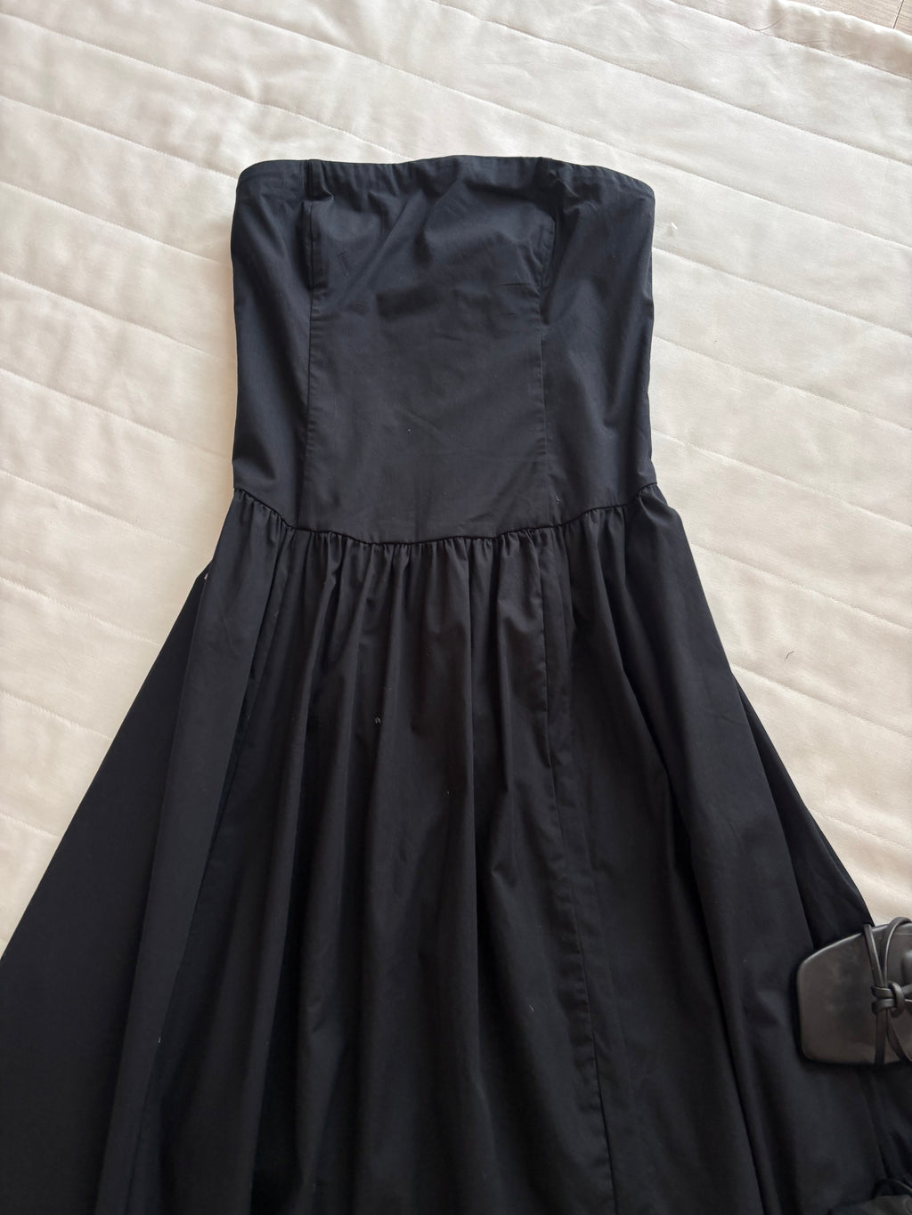 Black tube dress