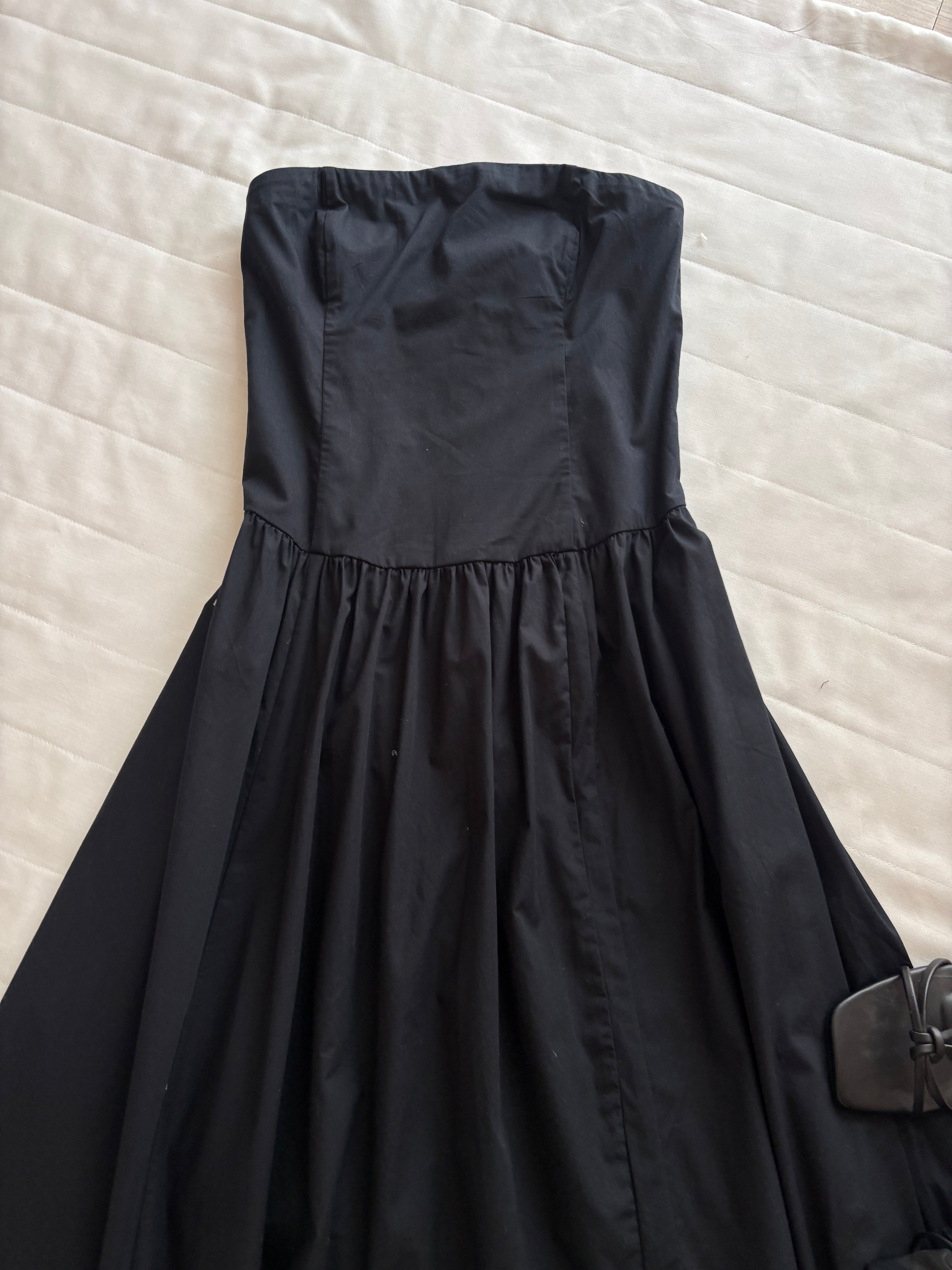 Black tube dress