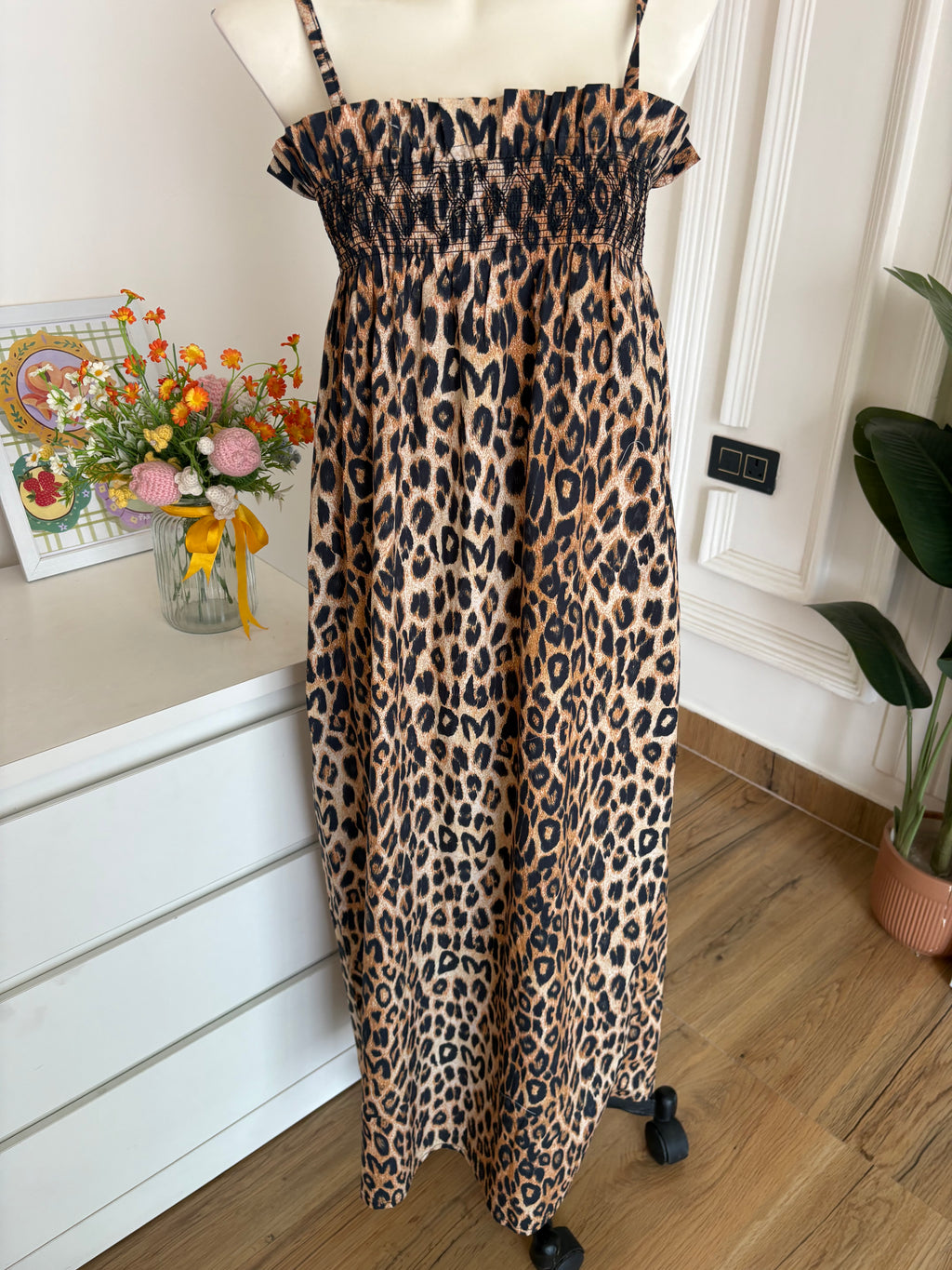 Leopard print dress
