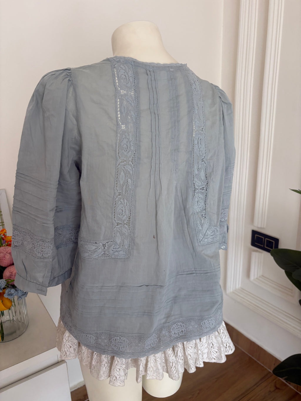 light dull greeinsh top