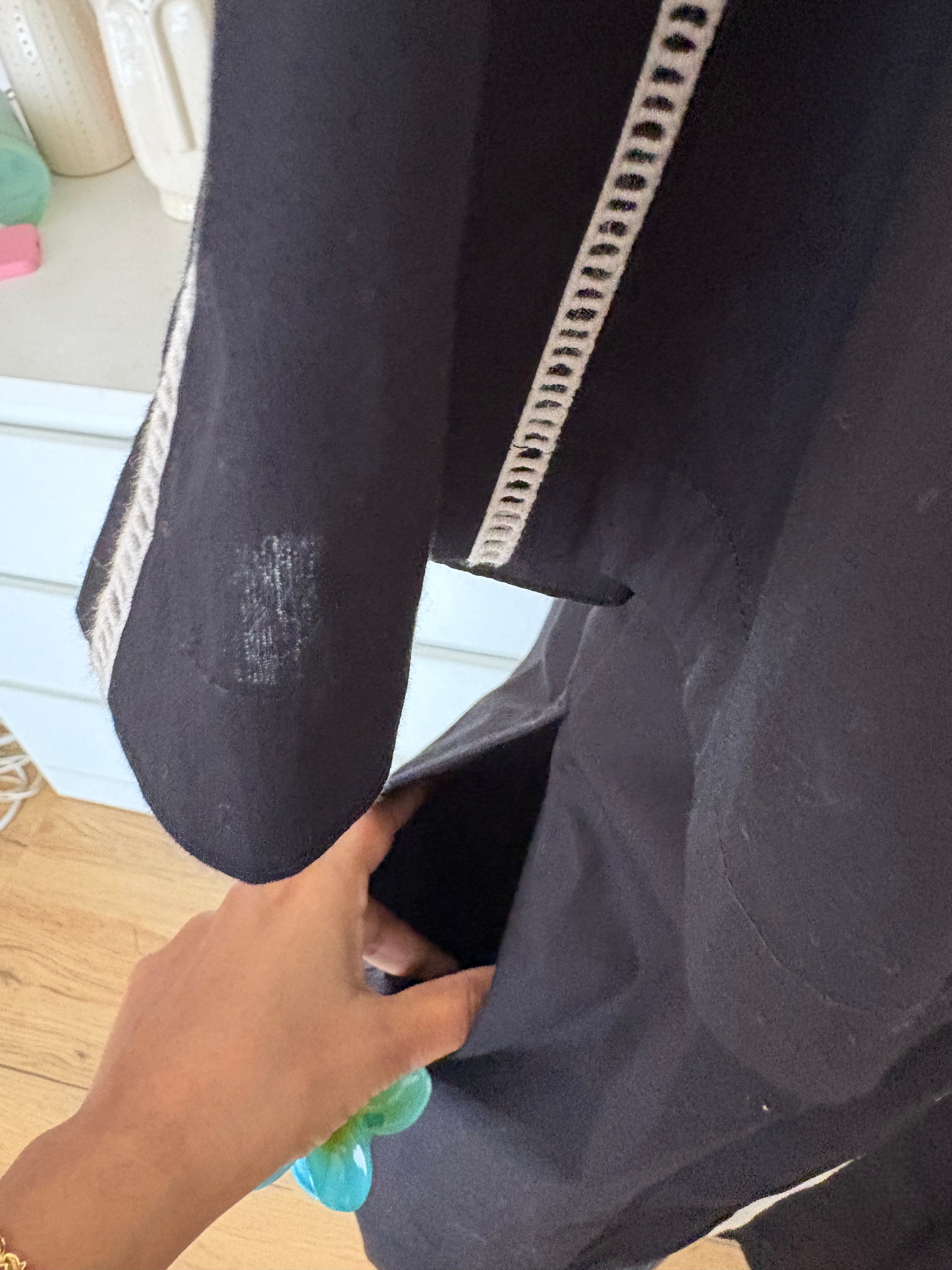Black embroidered dress