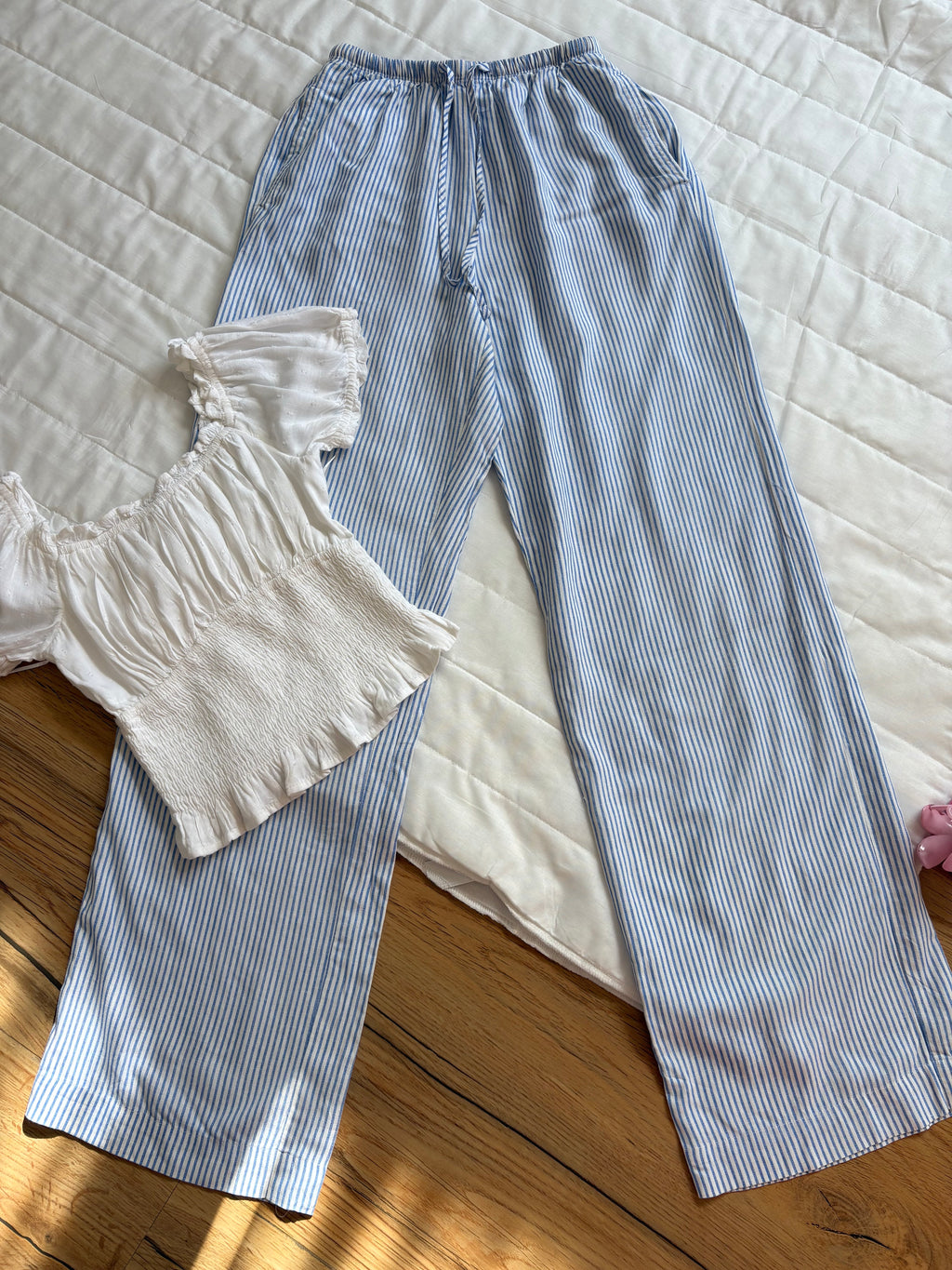 BLUE STRIPE PANT