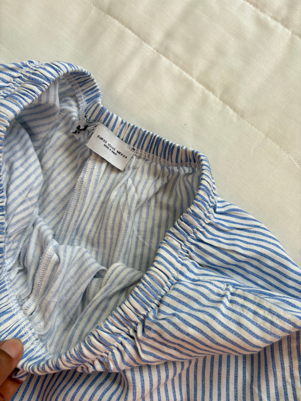 BLUE STRIPE PANT