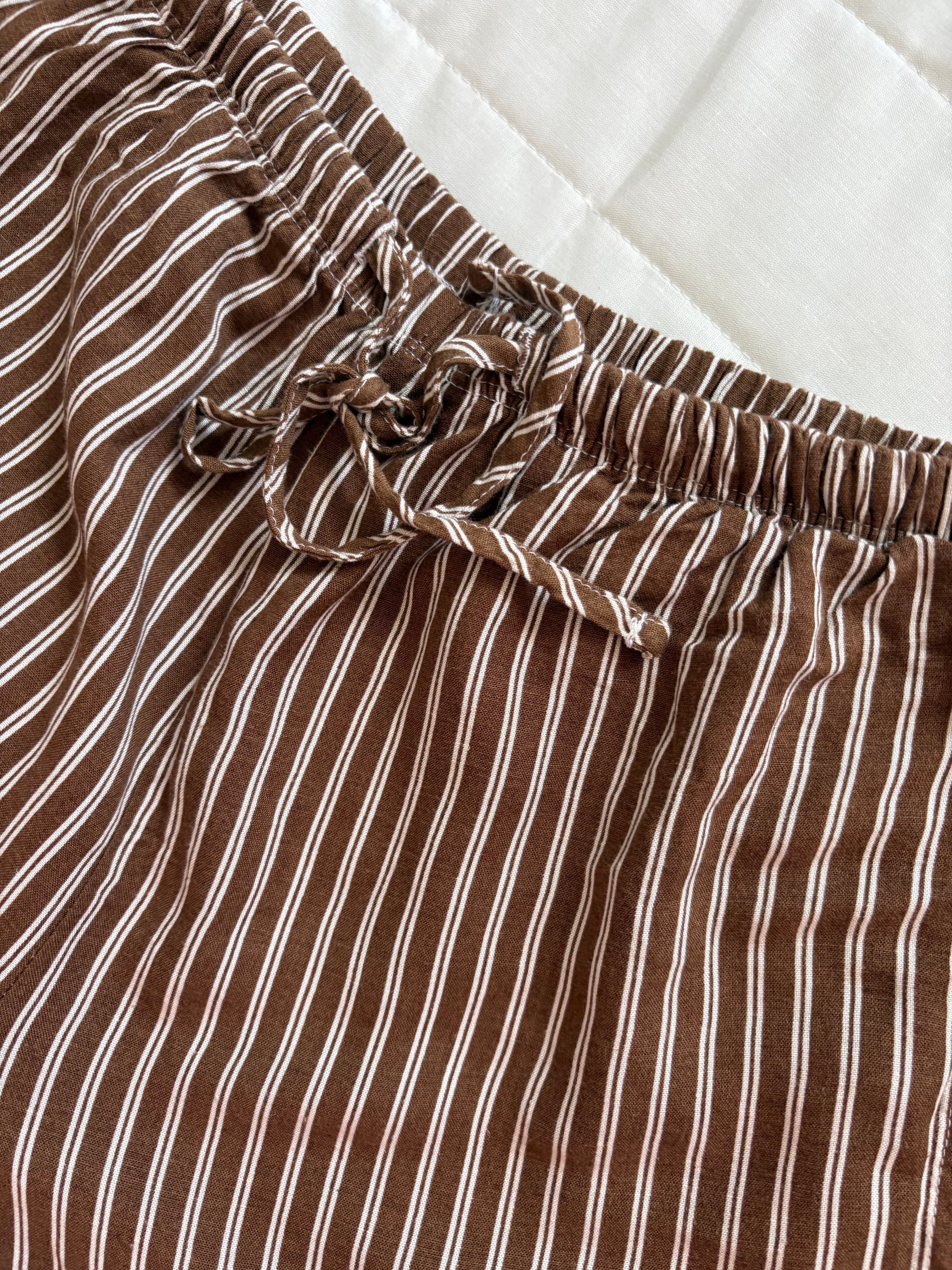 Brown bershka pants