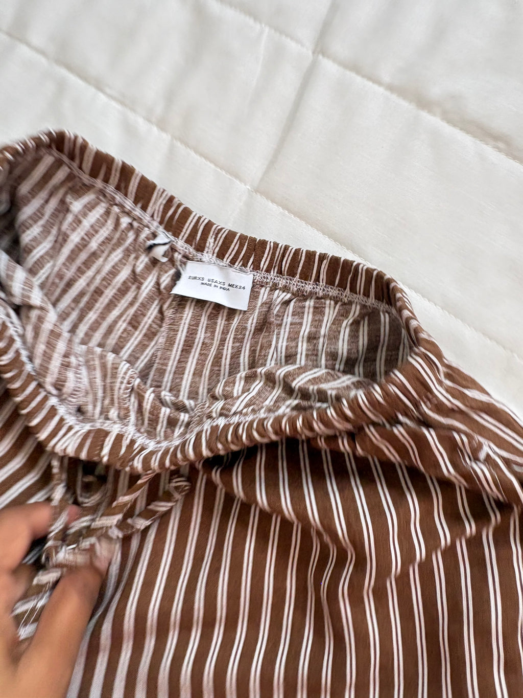 Brown bershka pants