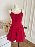 Dark Red dress