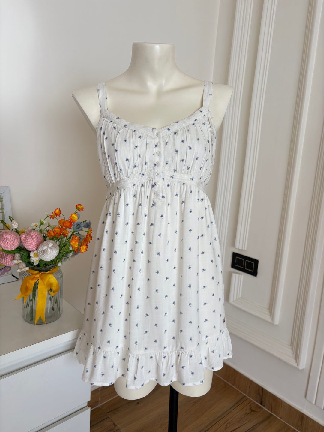 Hollister white dress